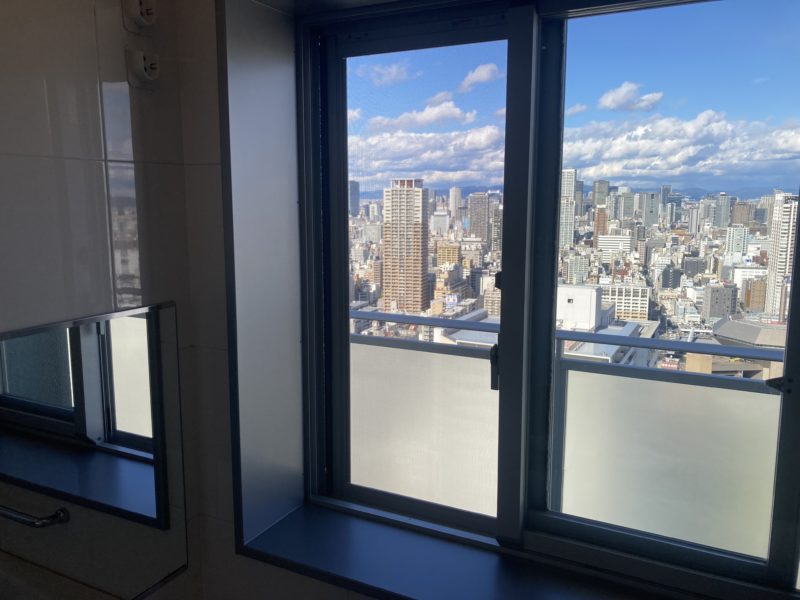 24-127 浴室サッシ枠 再生塗装