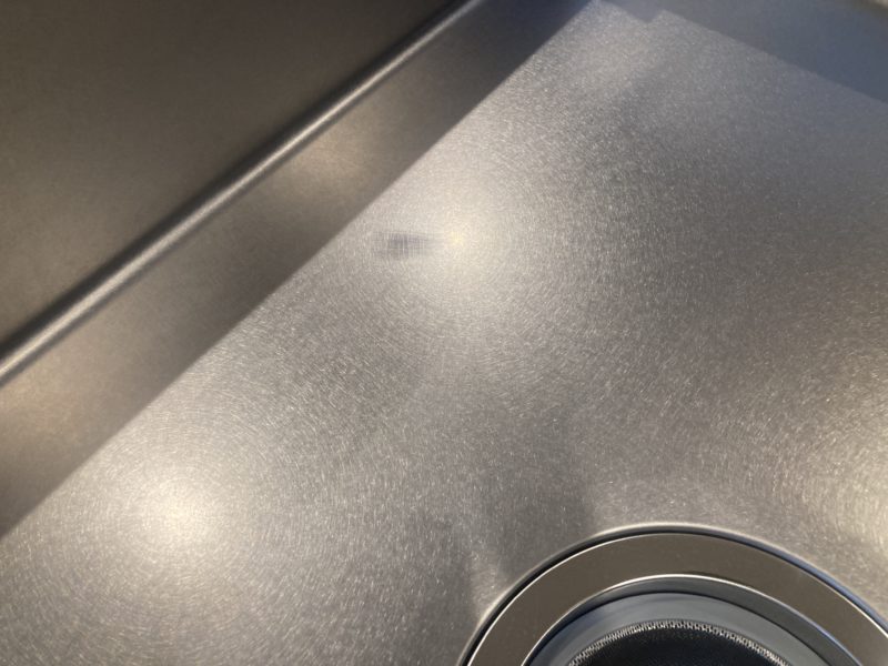 24-96 ステンレスシンク キズ補修