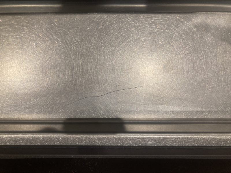 24-96 ステンレスシンク キズ補修