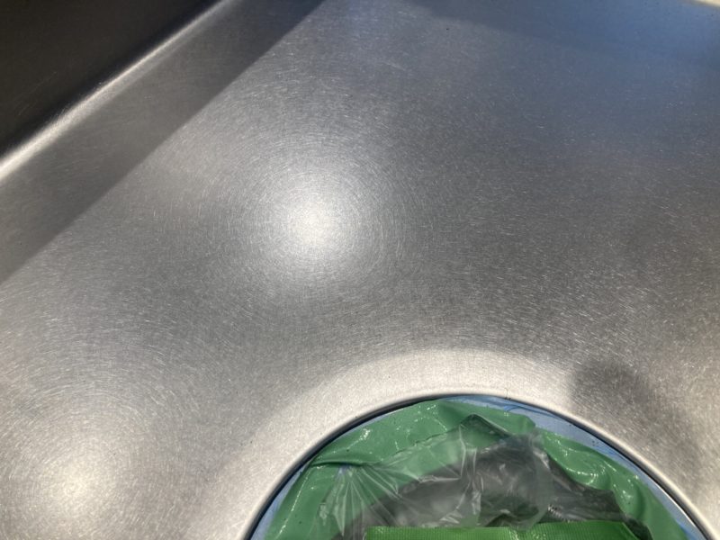 24-96 ステンレスシンク キズ補修