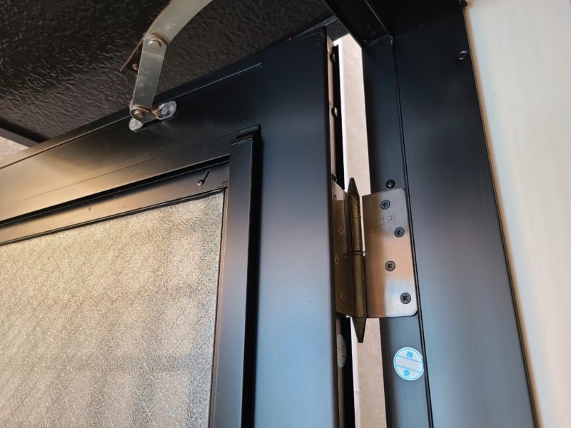 24-104 勝手口 ドア 塗装 アルミ