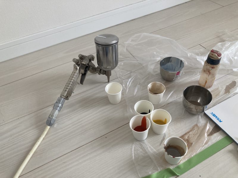 24-111 フロアーキズ補修