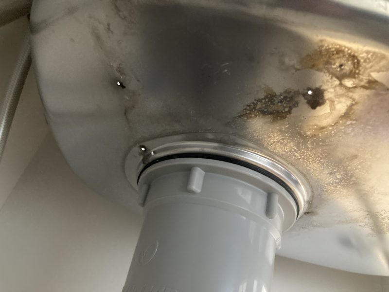 24-112 シンク穴 補修