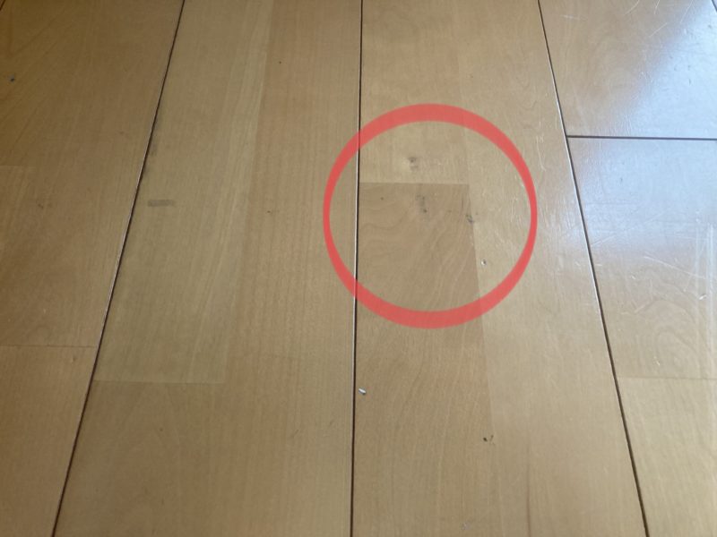 24-113 フロアーキズ補修