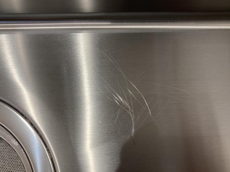 24-138 ステンレス シンクキズ補修