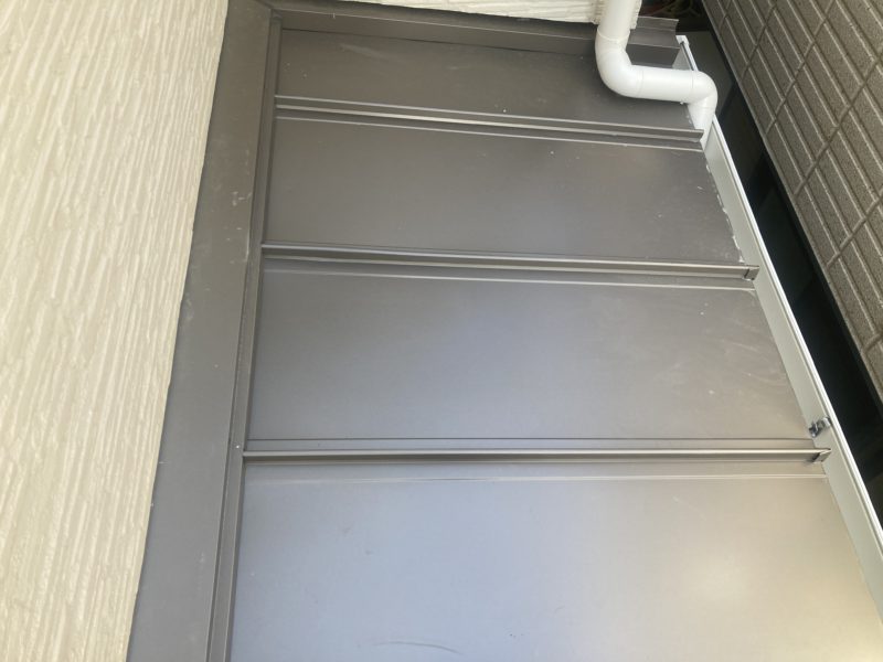 24-134 ガルバリウム へこみ補修