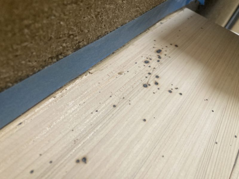 25-29 檜 フロアー スパッタ 焼け