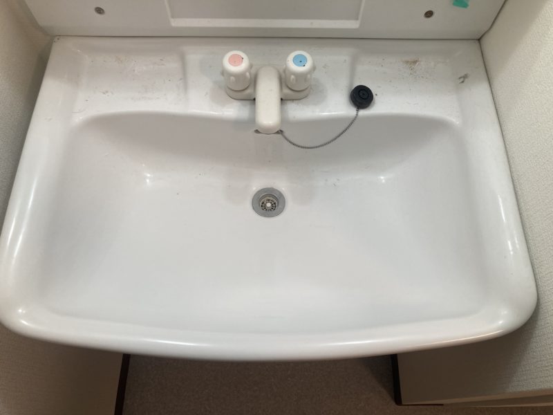 25-40 洗面ボウル 割れ補修