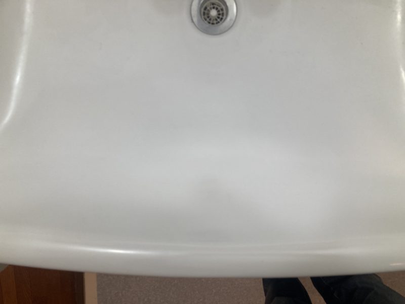 25-40 洗面ボウル 割れ補修