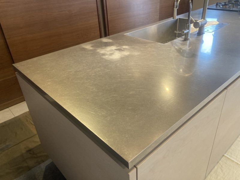 25-22 ステンレス 天板 酸焼け 補修