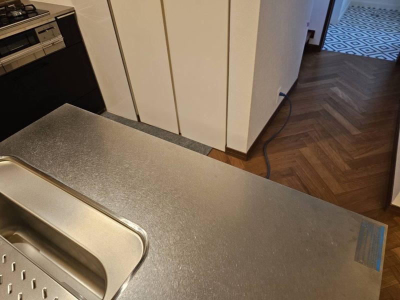 25-18 susワークトップ キズ シミ補修