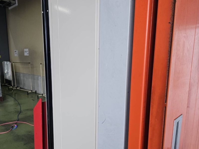 25-14 シートシャッター枠 へこみ補修