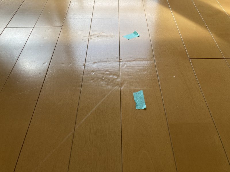 25-11 フロアーへこみ補修