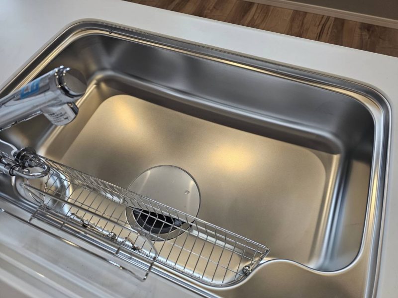 25-09 新品シンク すり傷補修