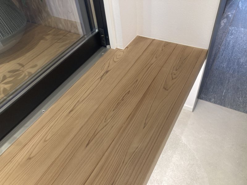 25-05 檜フロアー シミ除去