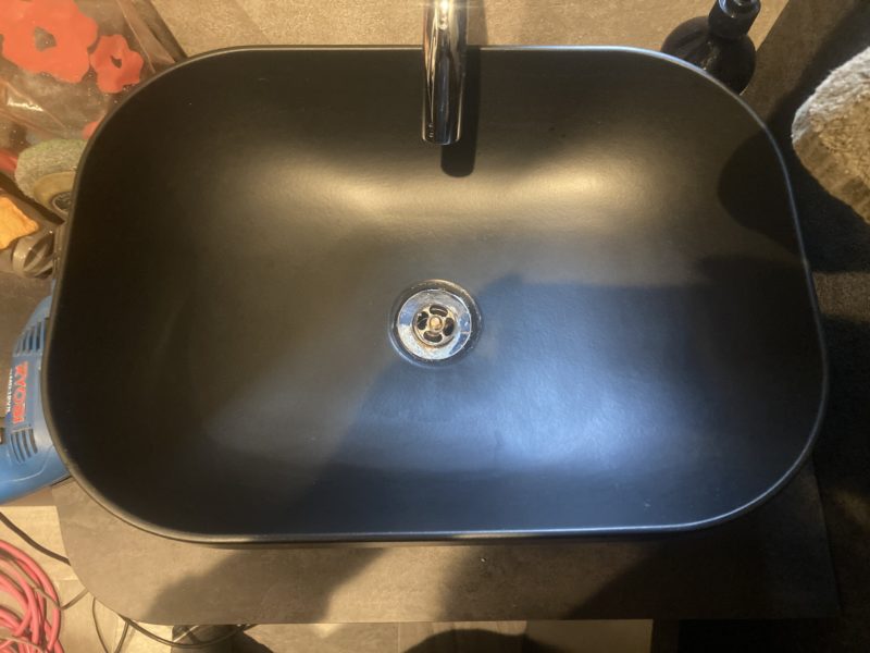 25-36 手洗いボウル 水アカ 除去