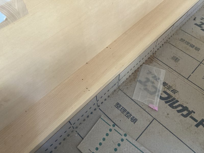 25-39 段板 スパッタ跡