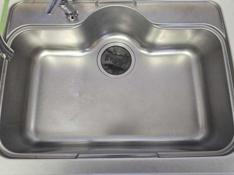 25-68 シンク酸焼け 補修