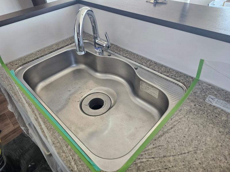 25-93 ステンレス シンク再生研磨