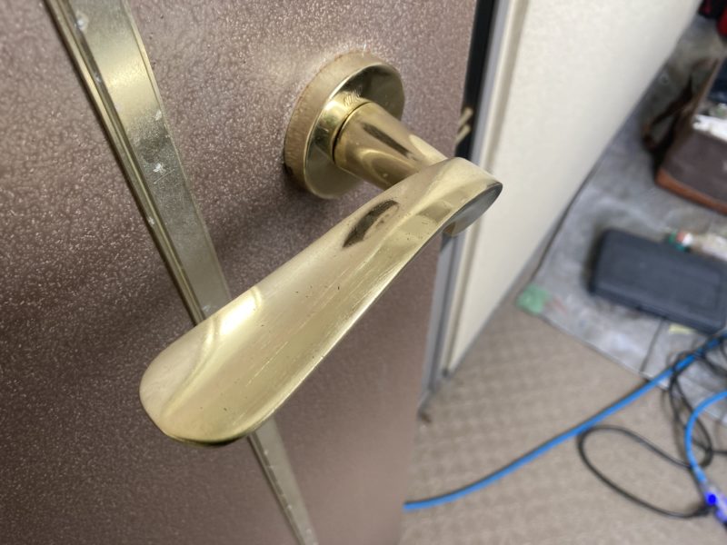 25-116 真鍮 ハンドル 再生研磨