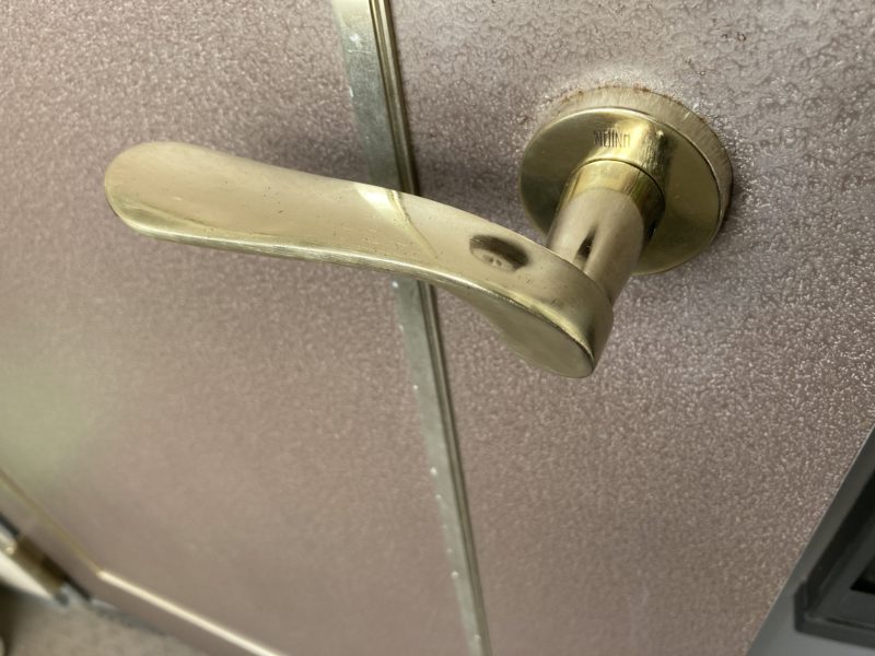 25-116 真鍮 ハンドル 再生研磨