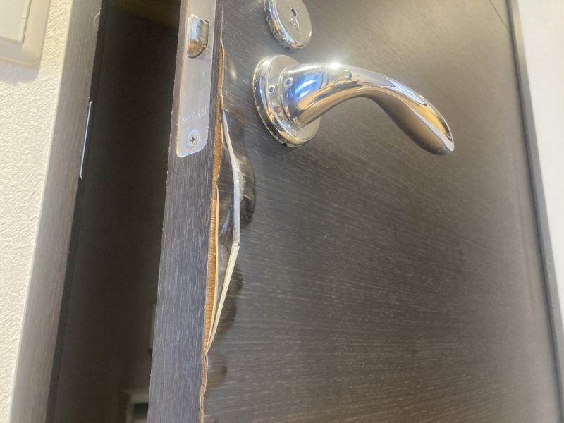 25-101 木製ドア 補修