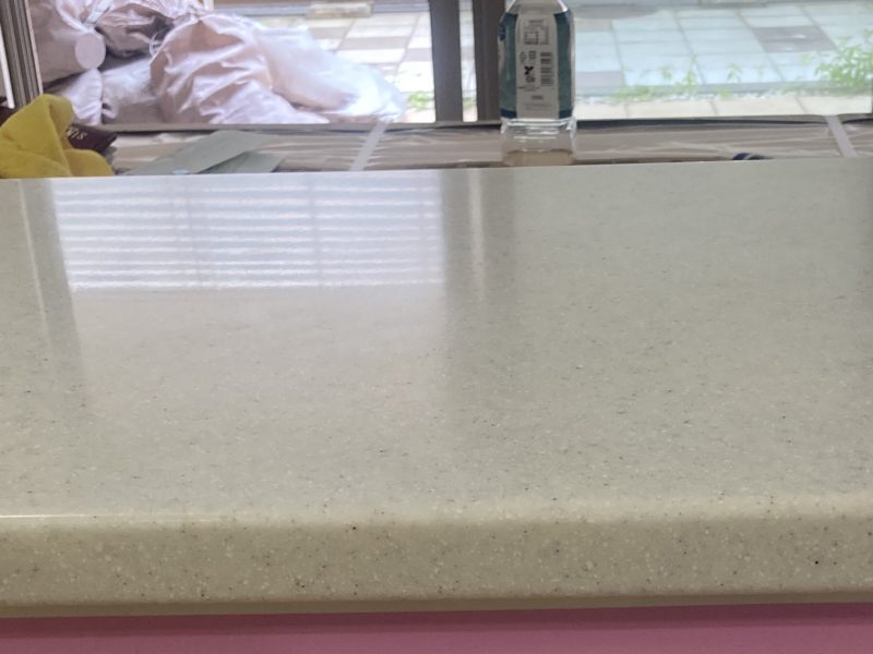 25-122 キッチンカウンター研磨