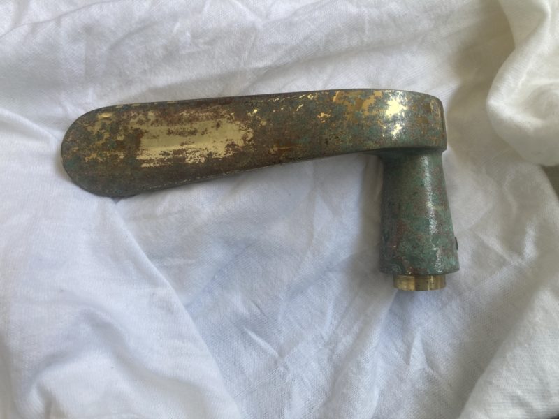 25-116 真鍮 ハンドル 再生研磨