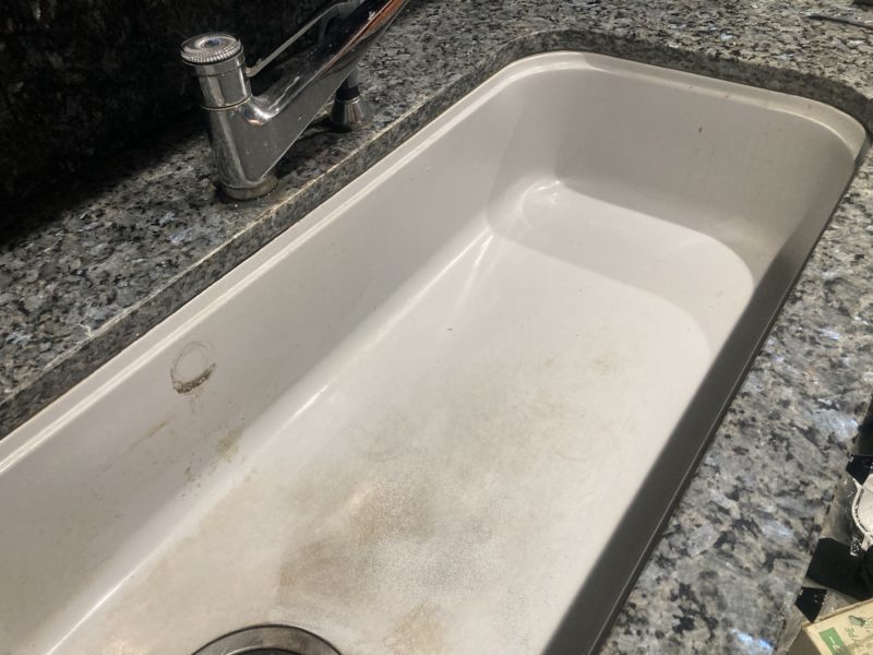 25-104 コモ社 シンク補修