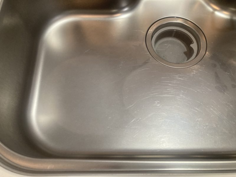 25-90 ステンレス シンクキズ補修