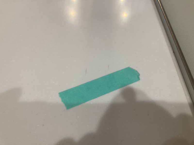 25-86 ワークトップ 欠け補修