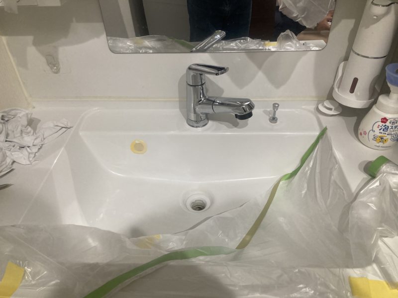 25-85 洗面欠け 補修